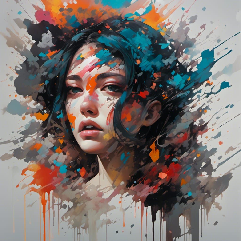 Colorful Melting Graffiti Art in Ultra Quality