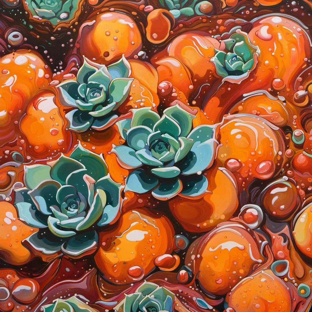 Succulent Amber Peach