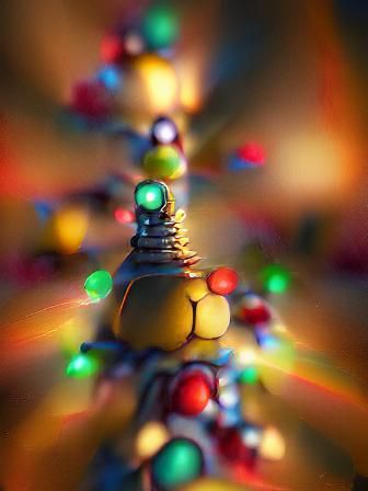 Festive Christmas Tree with Presents in 8K