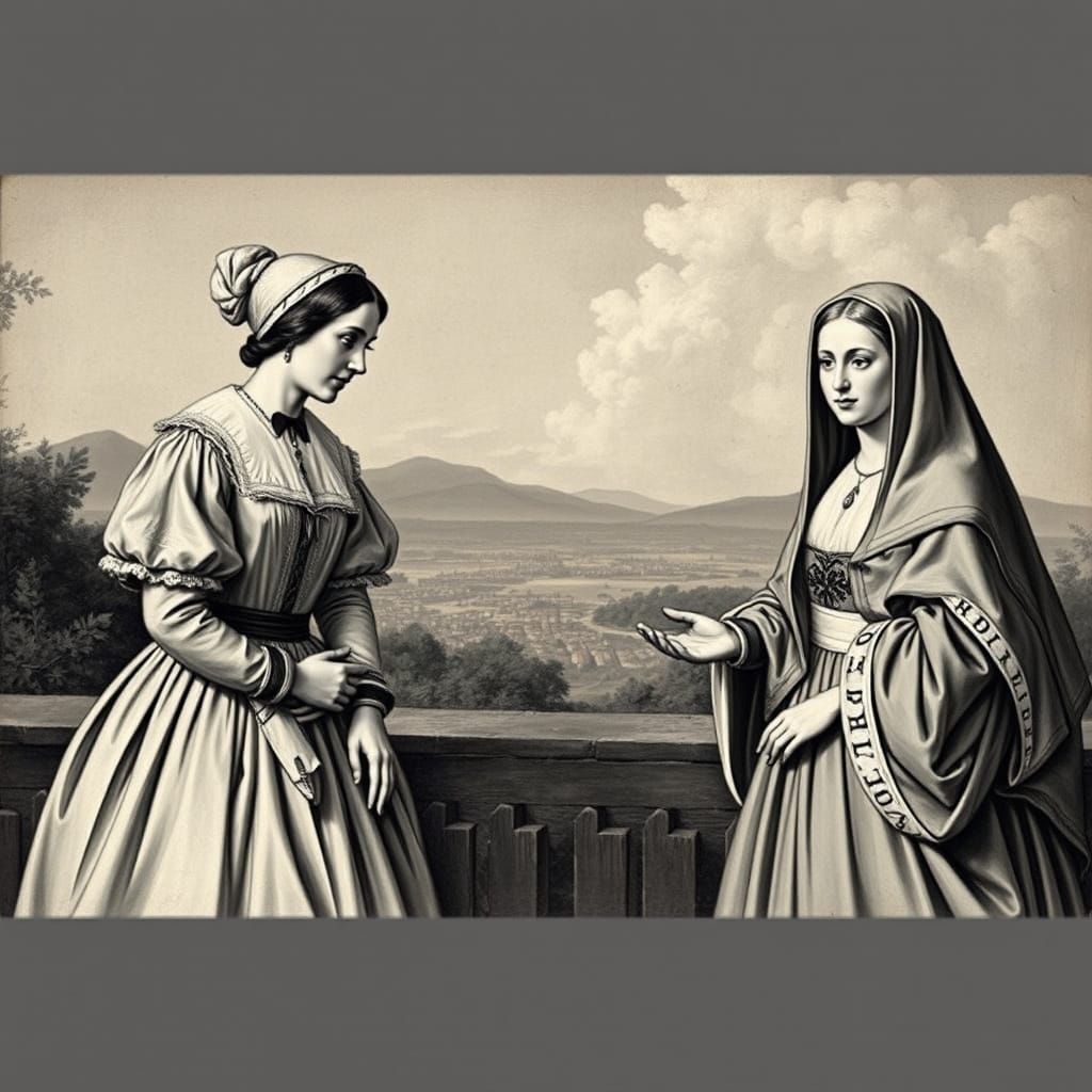 Botanical Illustrations in a Victorian Style