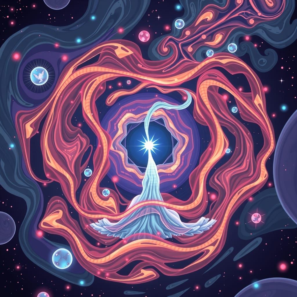 Abstract Flow: Expanding Consciousness in Digital Art