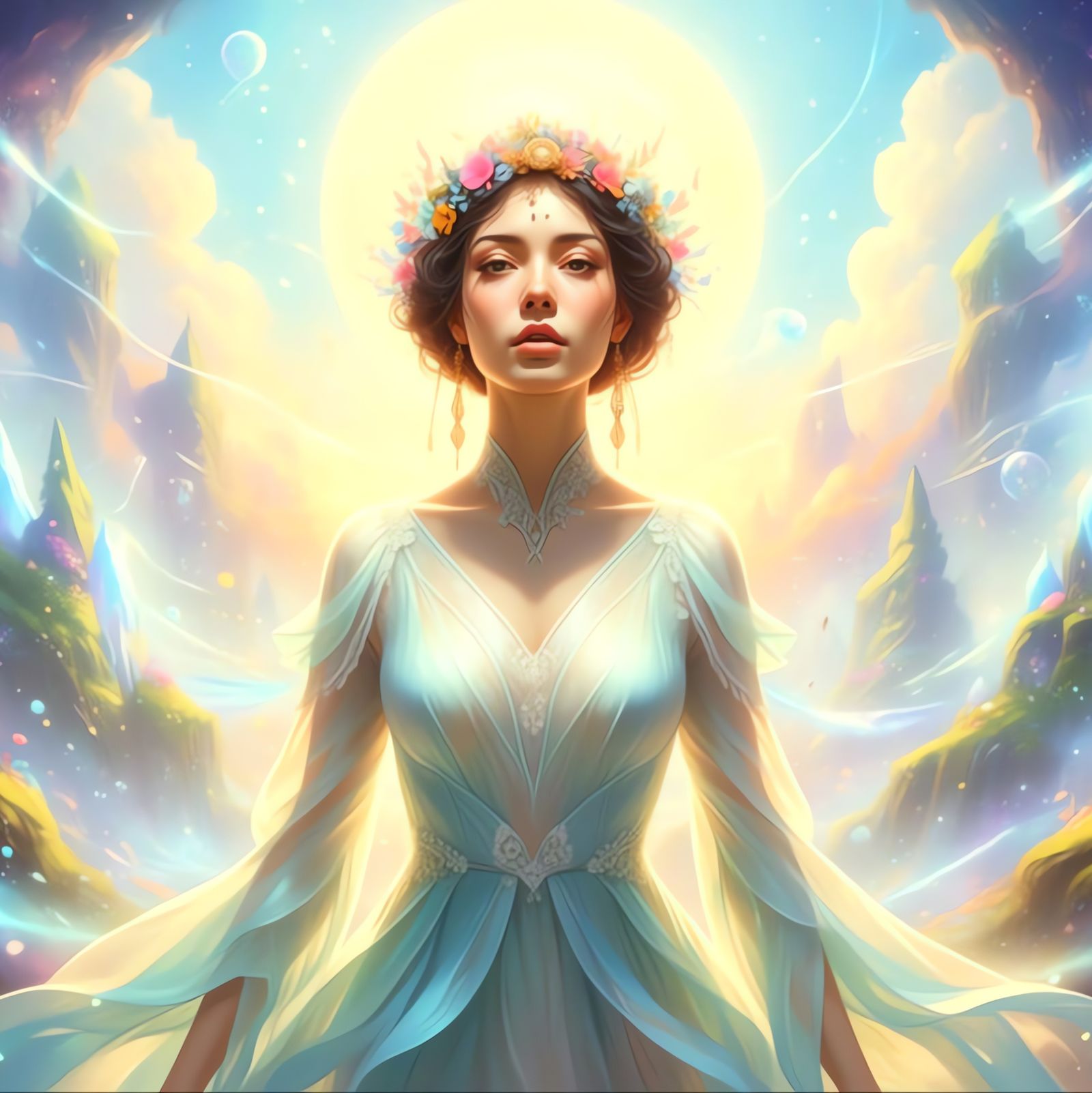 Surreal Dreamscape Blending Fantasy and Reality