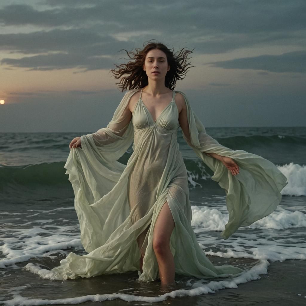 Venus Rising: A Neoclassical Sculpture in Photorealistic Sty...