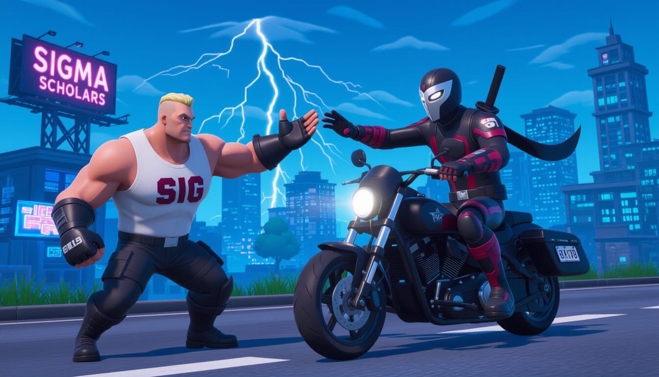 Fortnite Toon Style Showdown: T-Ray vs. Big Sig
