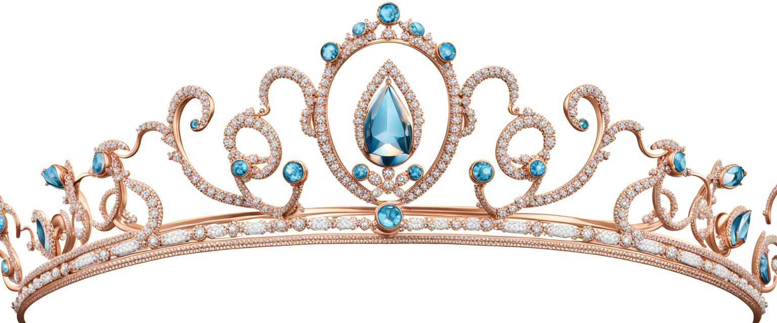 Elegant Tiara Rendered by AI