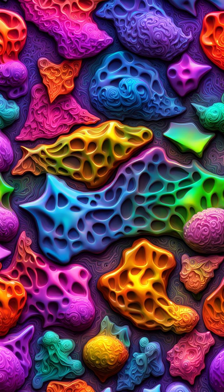 Meteoric Iron Slab Art in Hyper-Realistic Detail