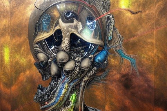 Ethereal Wandering Spirits in Oil on Canvas