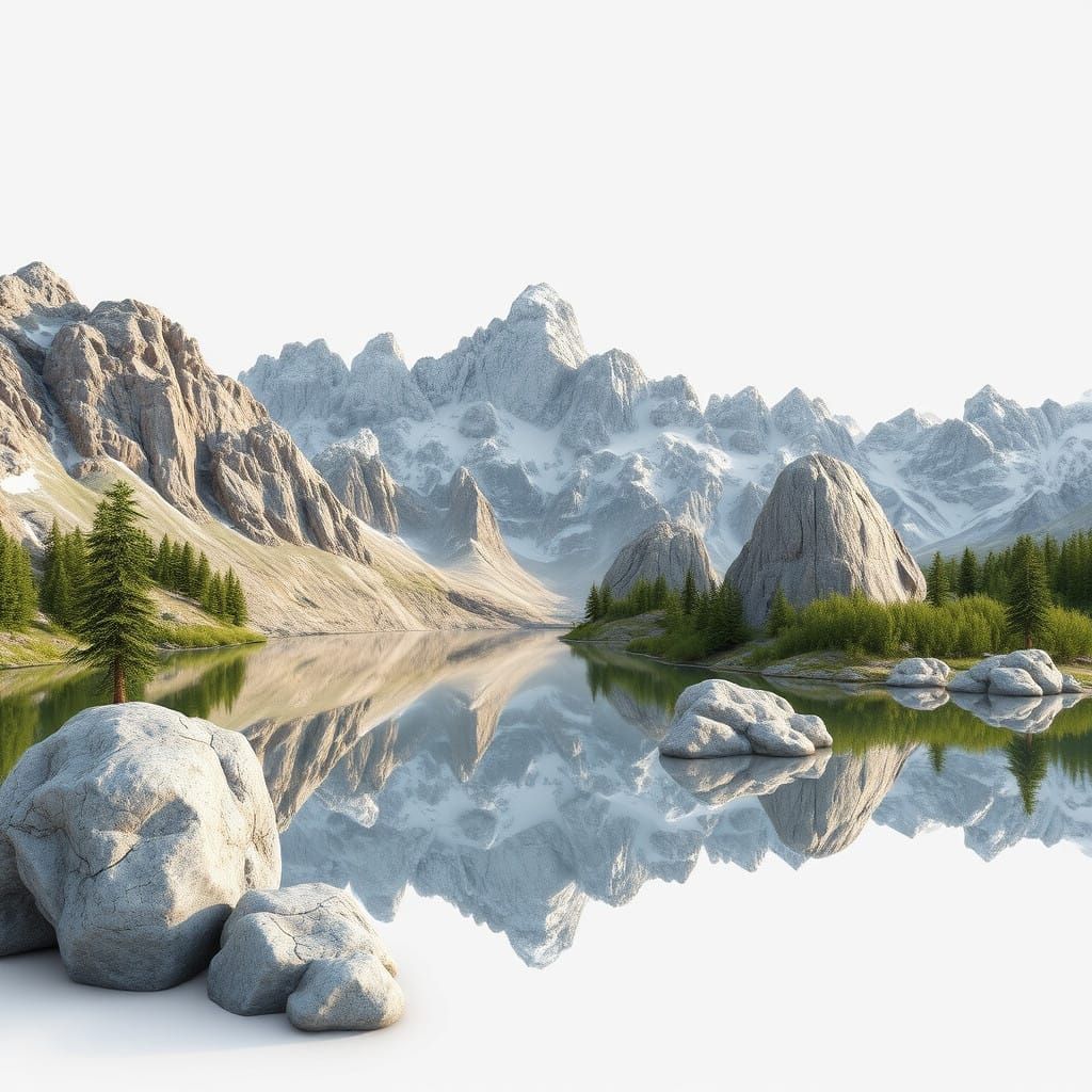 Surreal 3D HDR Landscape Wallpaper