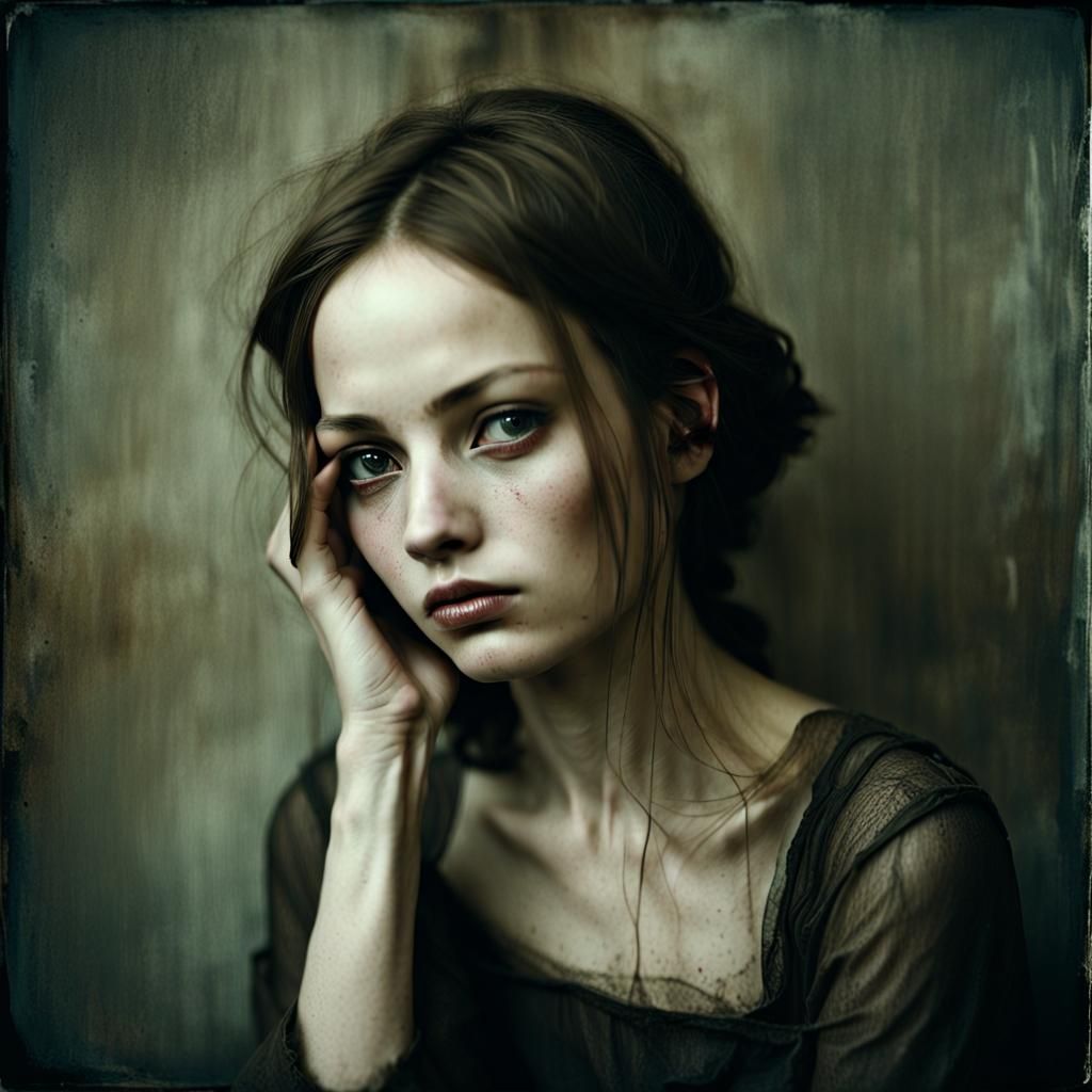 Hauntingly Beautiful Portrait of Katia Chausheva