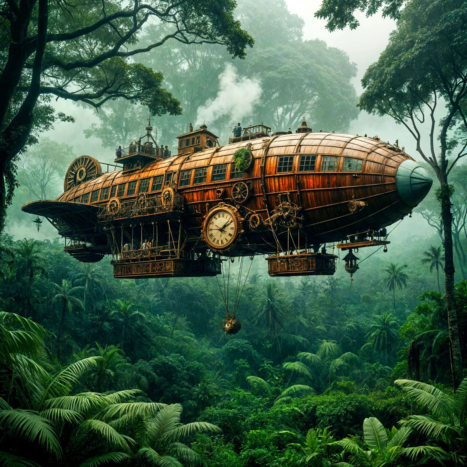 Jungle exploration on the HMS Perry, Britian’s newest Zeppelin!