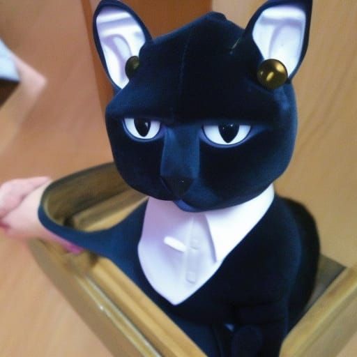 Realistic Cat in a Suit