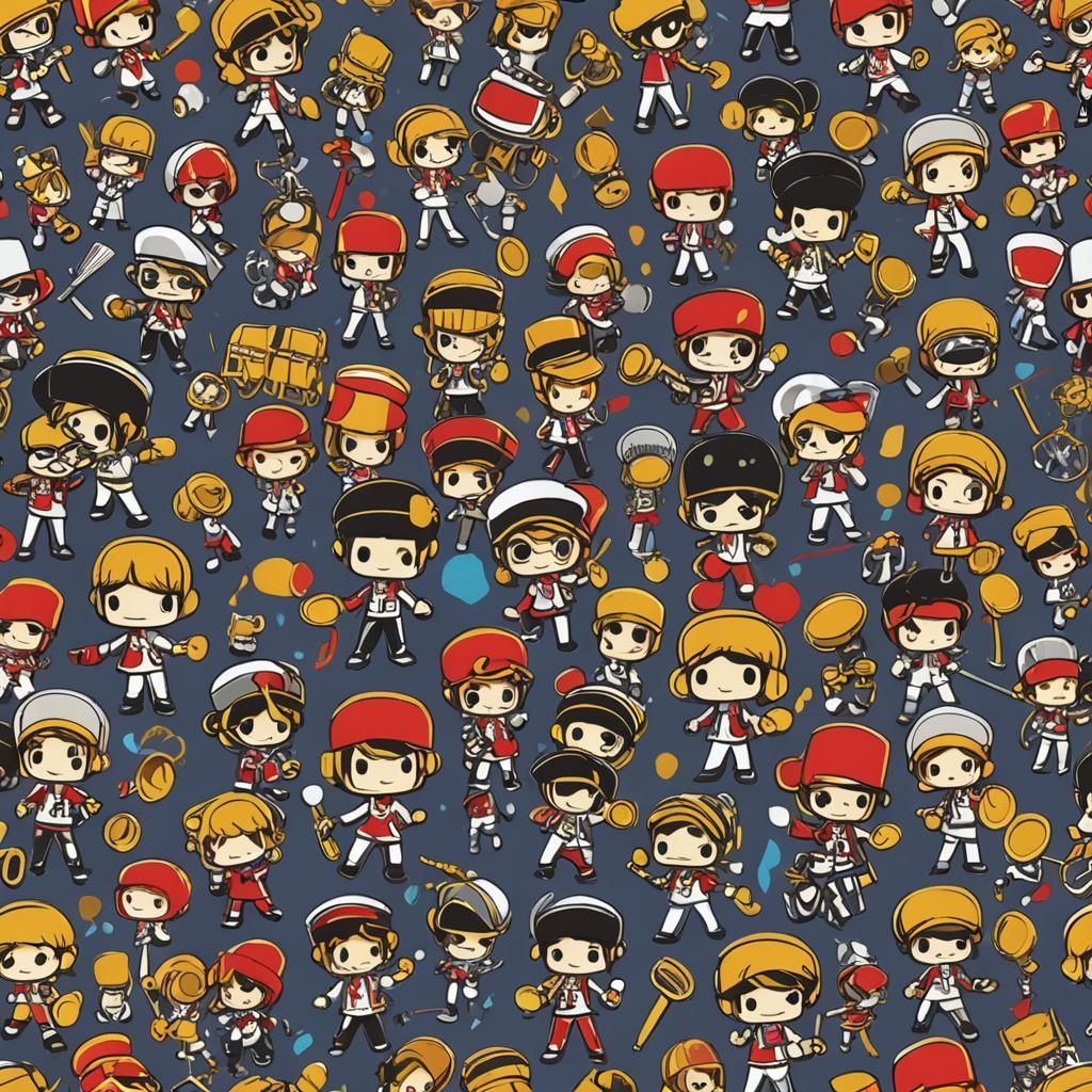 Funko Pop Marching Band Number 31 in Anime Style