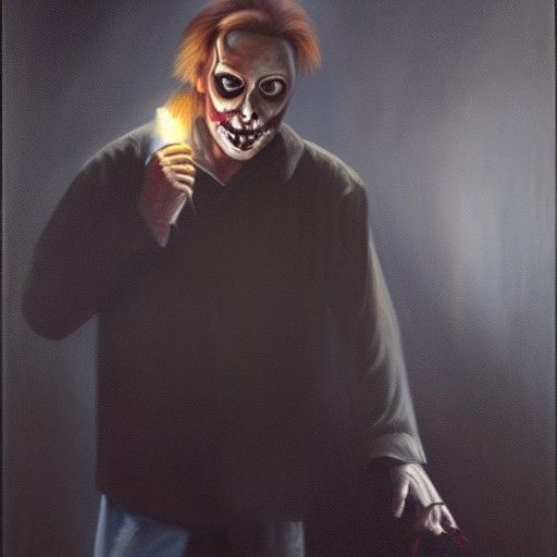 Michael Myers as Oil Painting by Gurney