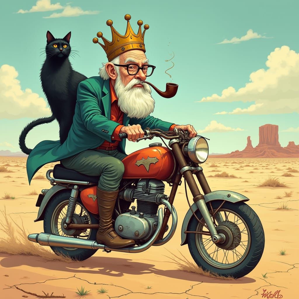 Comically Arrogant Desert Adventurer