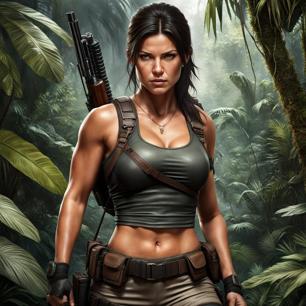 GINA CARANO as Laura Croft