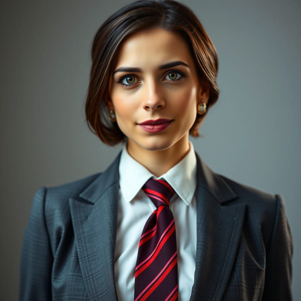 Sharp Business Executive in a Classic British Style Suit