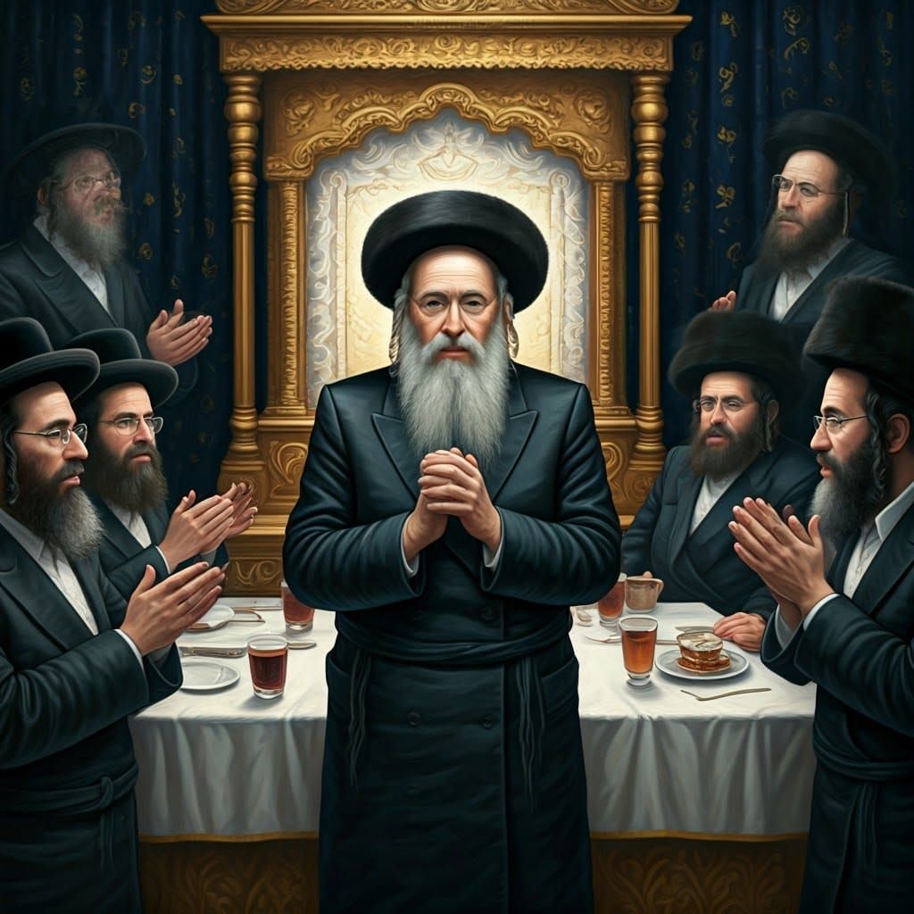 Ultra-Orthodox Jew Celebrates with Holy Coffin