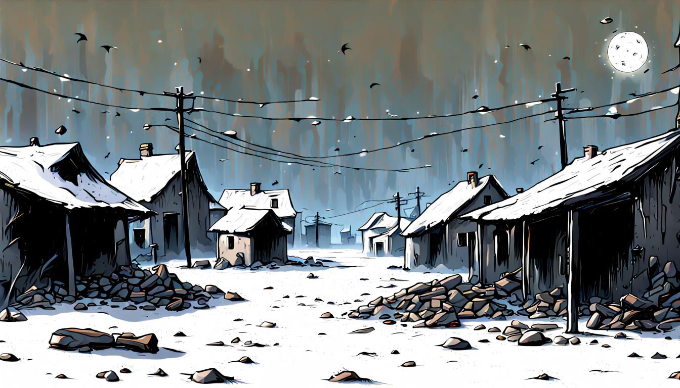 Haunted Village After Meteorite Strike
