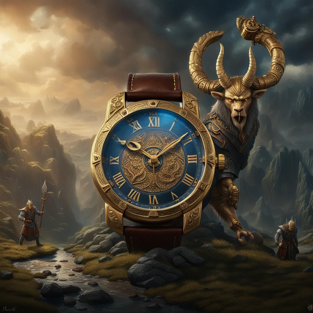 Odin, Norse God, Wears Luxury Watch in War