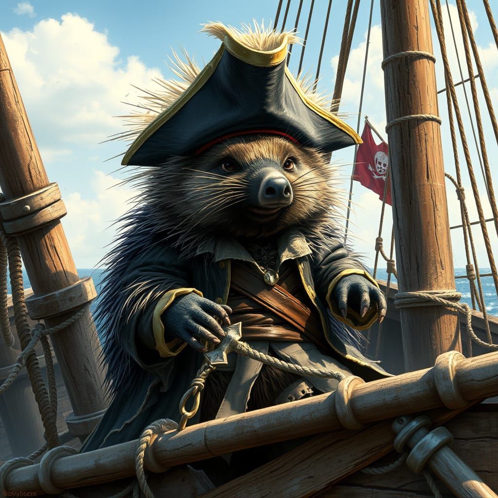 Porcupine Pirate  (Porcu-pirate?)