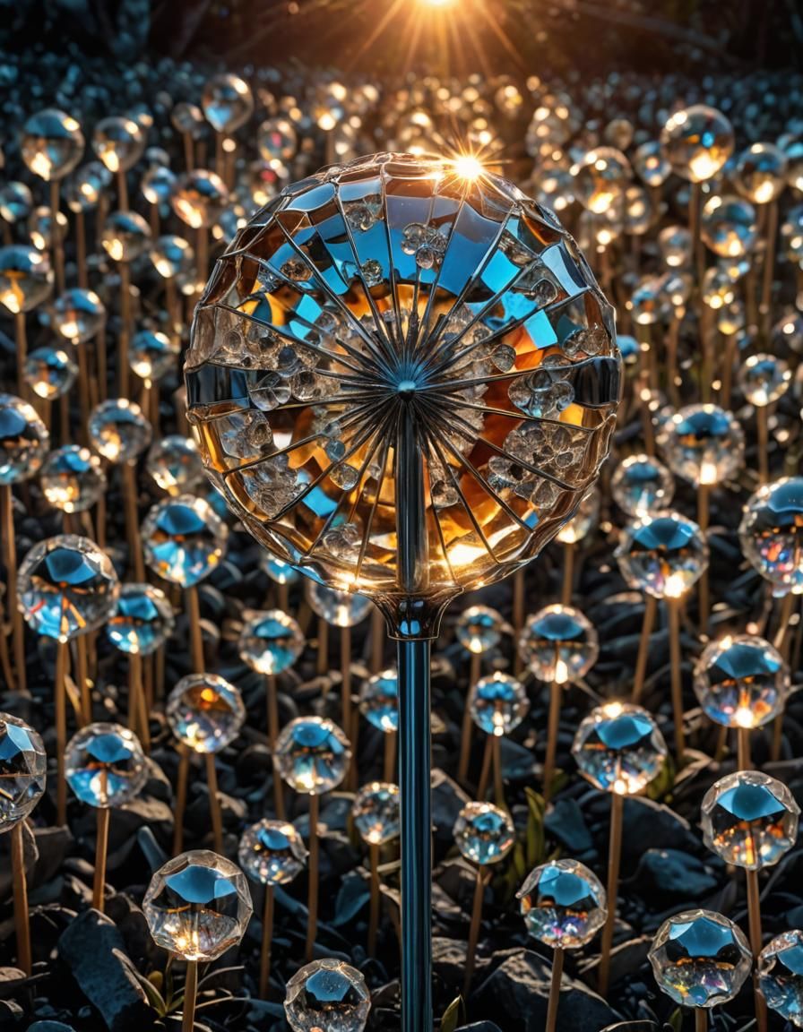 Crystal lollipops (field)