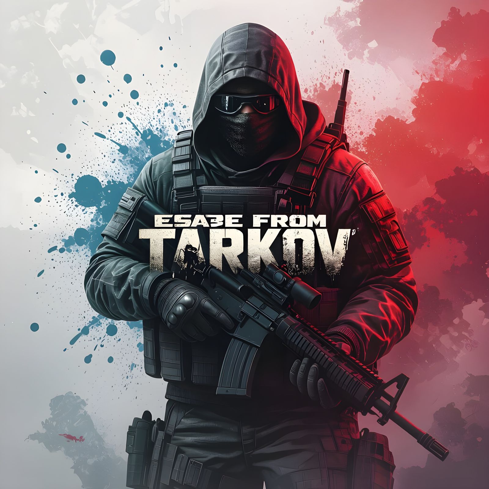 Escape from Tarkov Game Logo Emote in Fantasy Concept Art St...