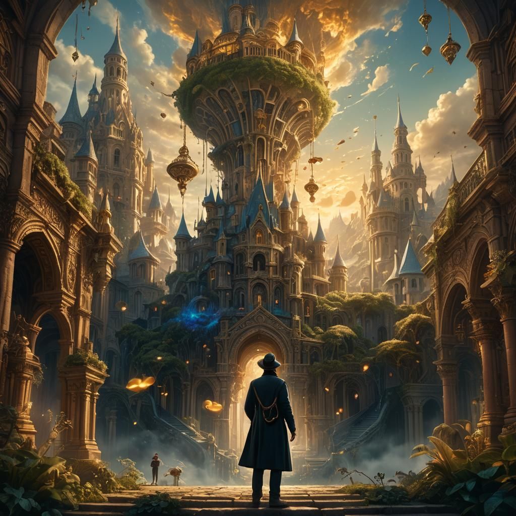 Keys to a Fantastical World in Golden Light