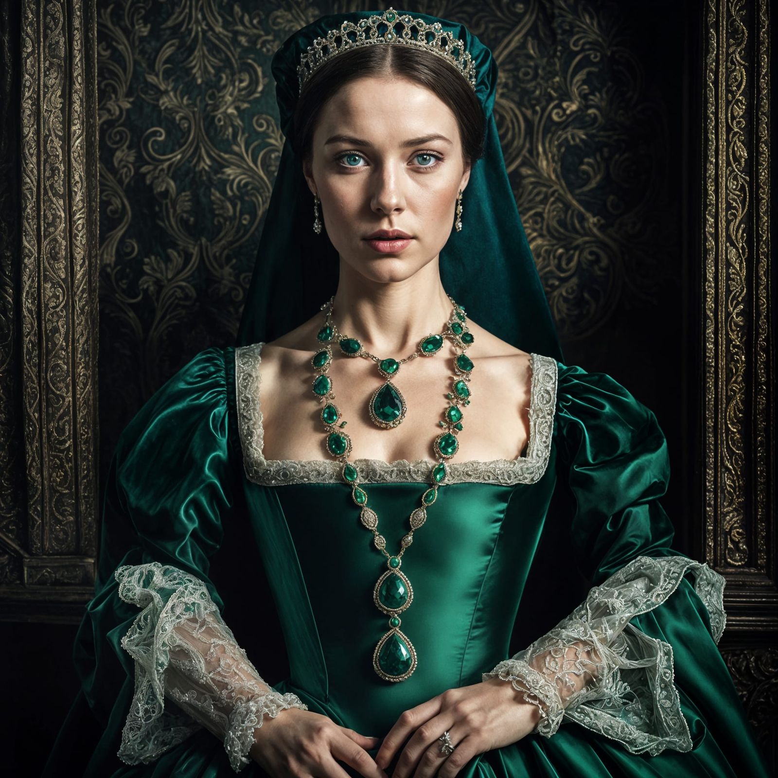 Hyperrealistic Portrait of Anne Boleyn