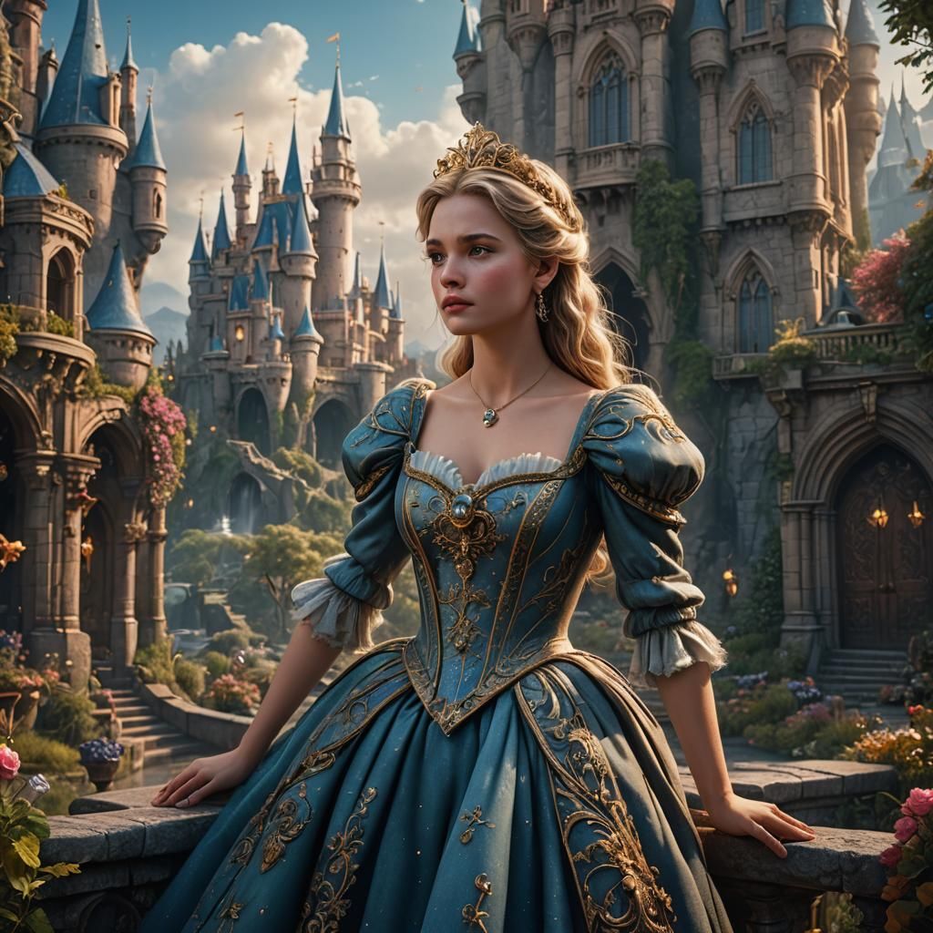 Cinderella's Daughter: Detailed Fantasy Art