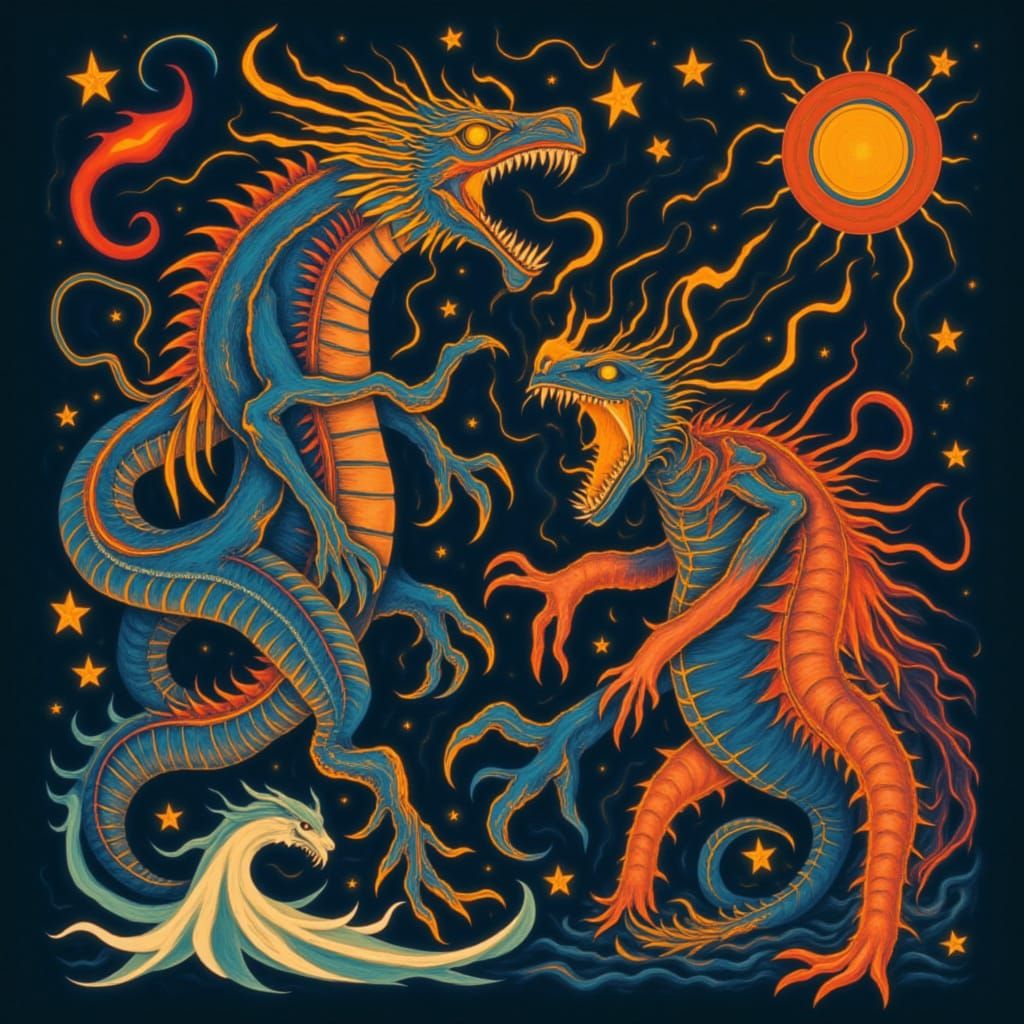 Dark Voodoo Dragon Battle