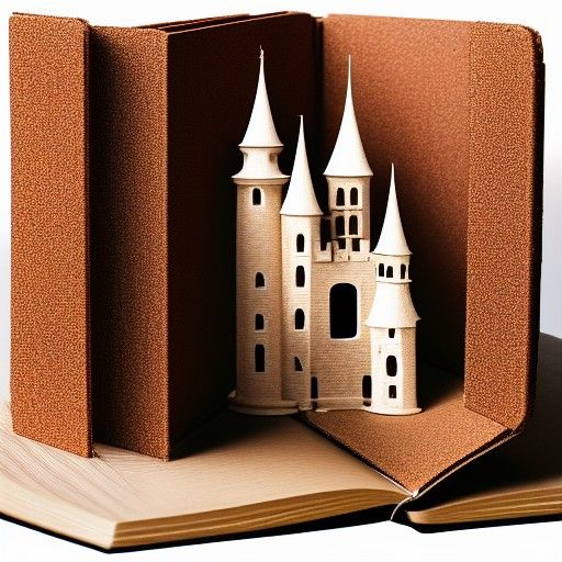 Fairytale Castle Emerges Realistically From Open Book
