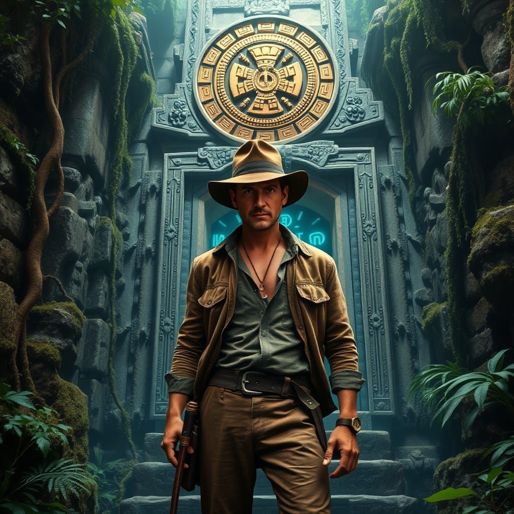 Indiana Jones and the Aztec Temple Portal