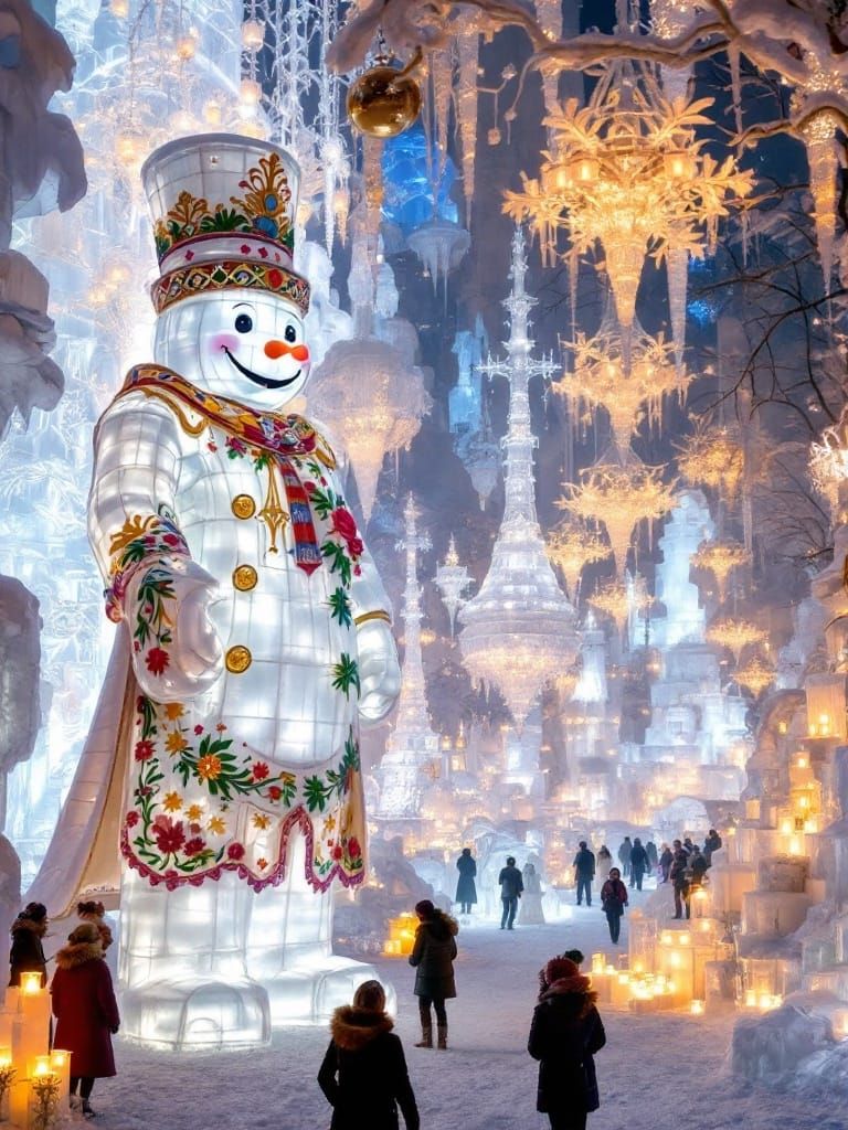 Surreal Winter Wonderland in Quebec's Frost-Dimension