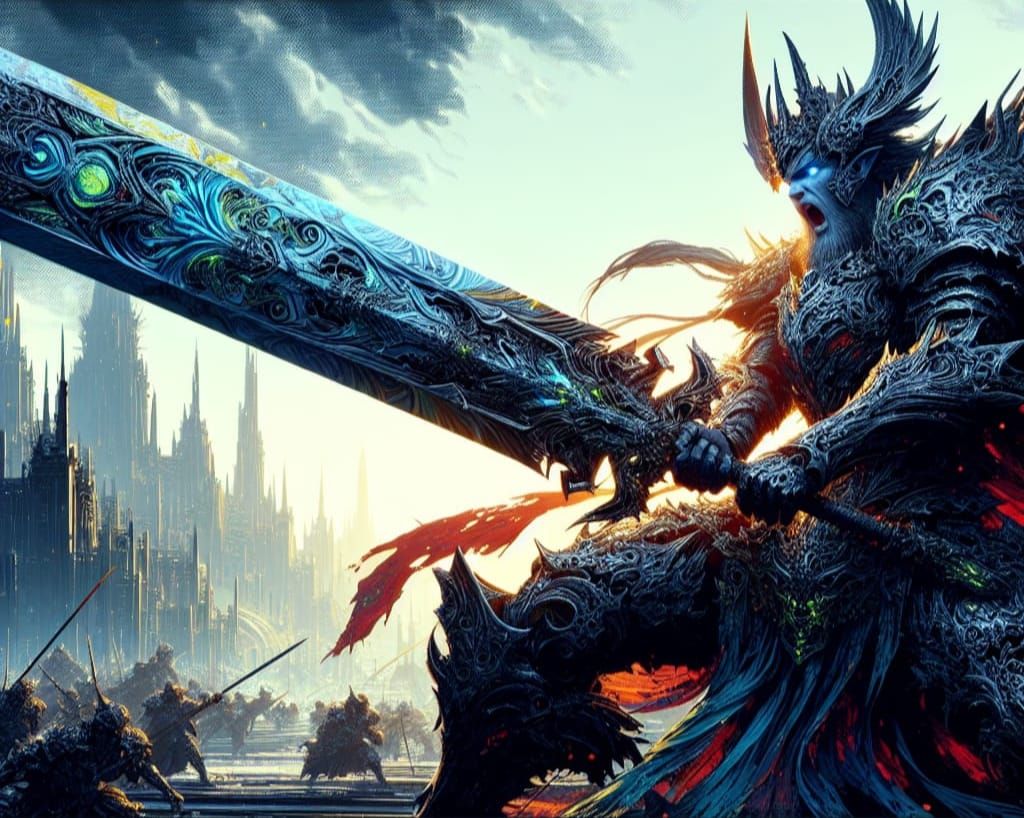 Armored Demon King Disrupts City Streets