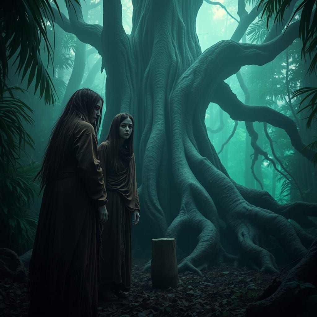 Mysterious Pontianak Goddesses in Ancient Jungle