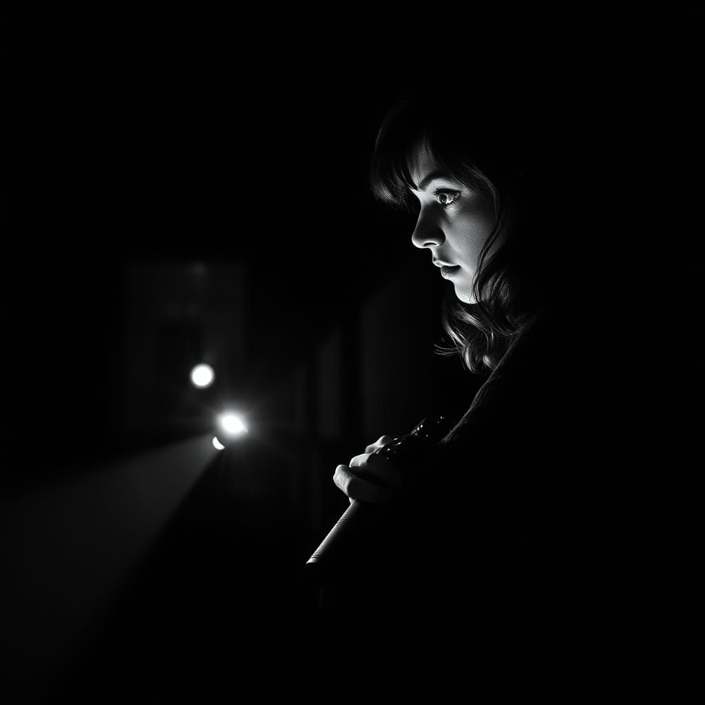 Velma Dinkley in a Noir Night Scene