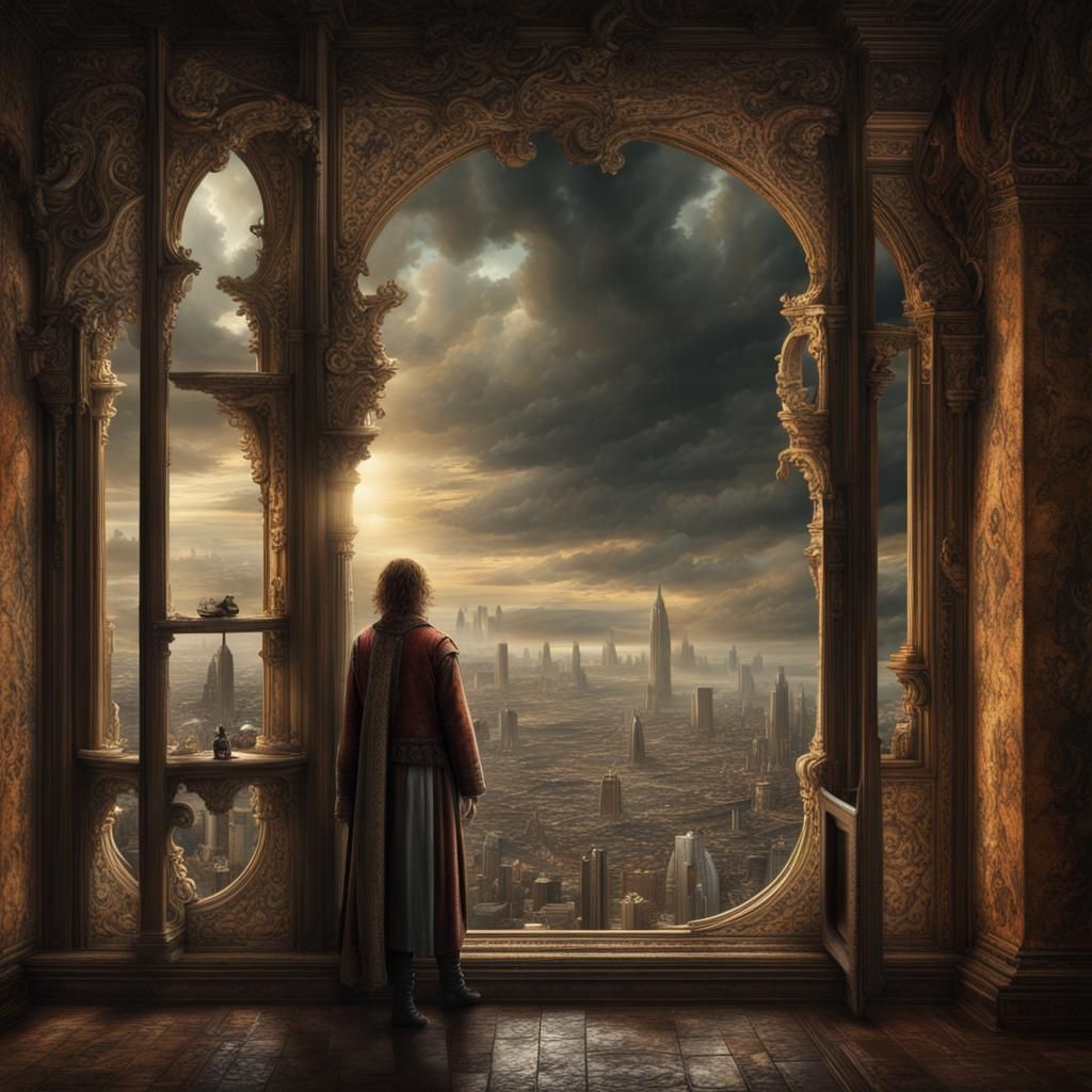 Epic Redemption: A Dramatic Digital Matte Painting