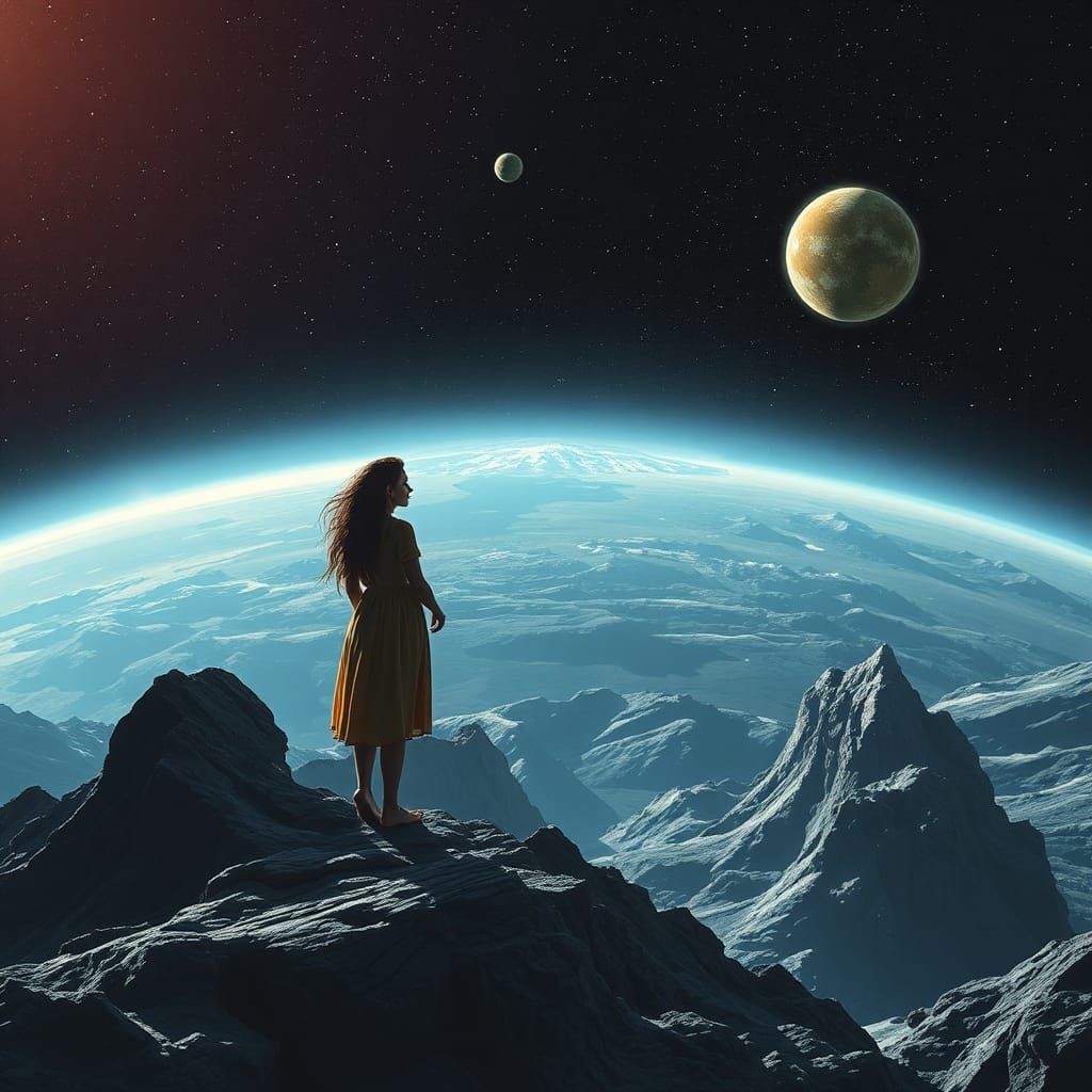 Celestial View of the Taygeta Star System