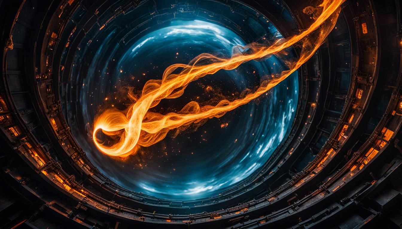 Fire Flowing at Zero Gravity II
