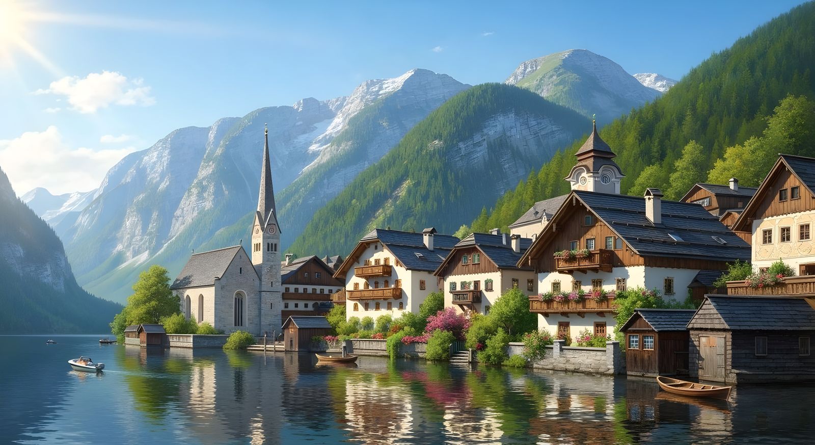 Hallstatt Austria: Alpine Village in Romantic Style