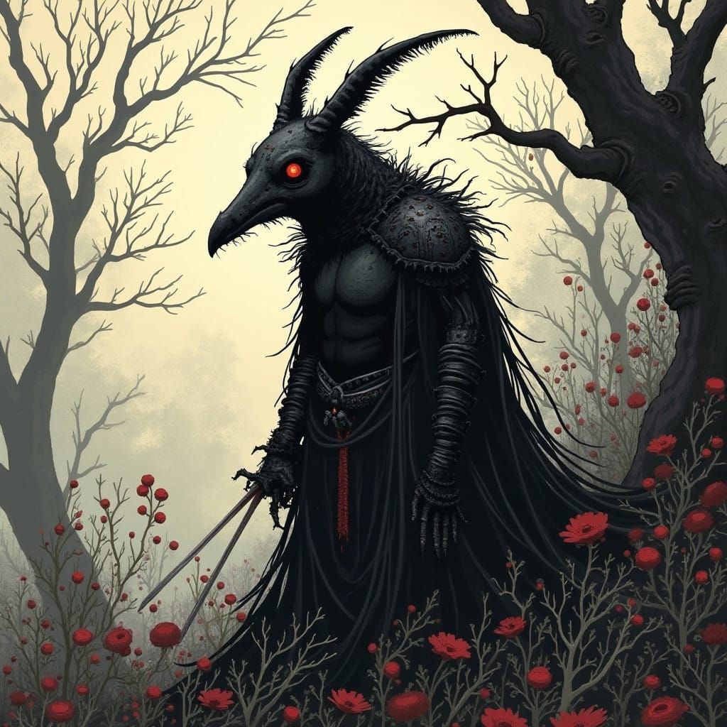 Dark Fantasy World in Grimy Medieval Style