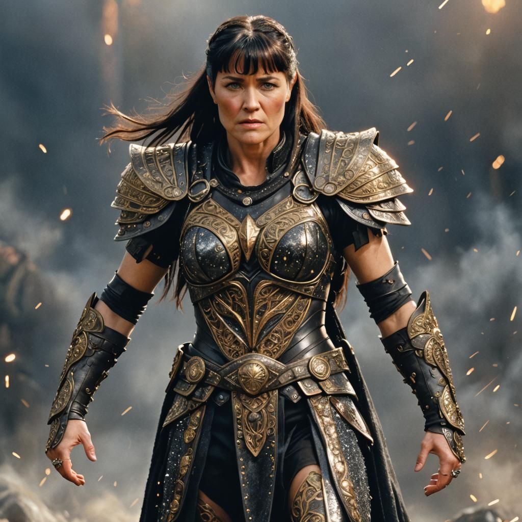 Aged Warrior Princess Portrait Concept Art