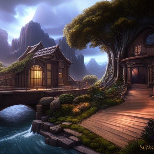 Fantastical Landscape Concept Art in Unreal Engine 5