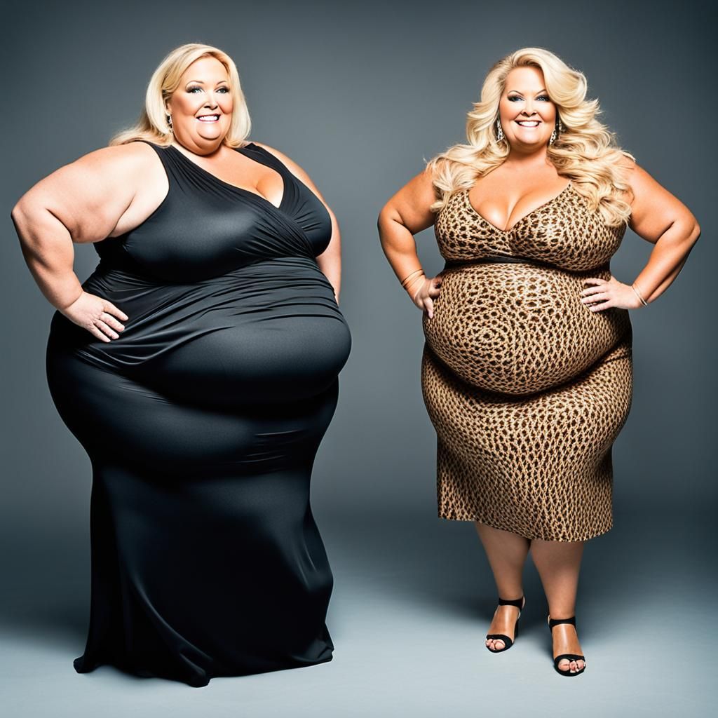 Two Plus-Size Women Compete in a Beauty Pageant