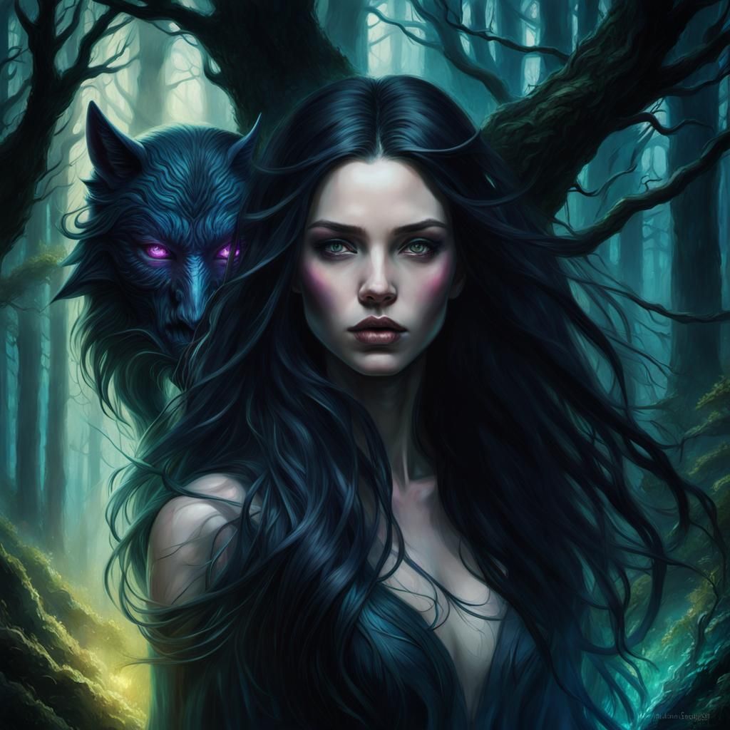 Life Force Extraction in Dark Fantasy Art