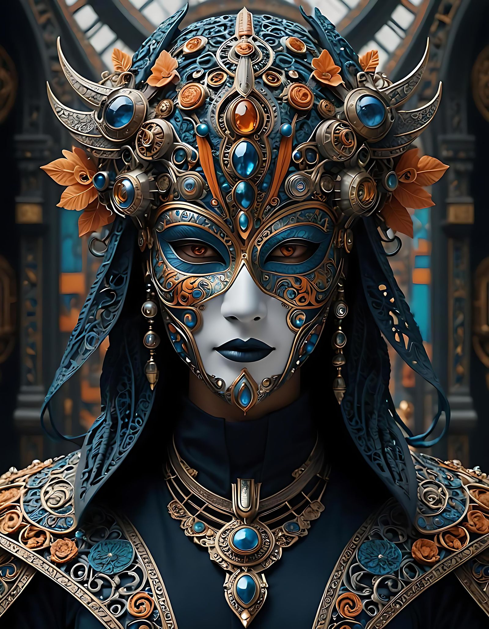 The Empyrean Enigma Mask