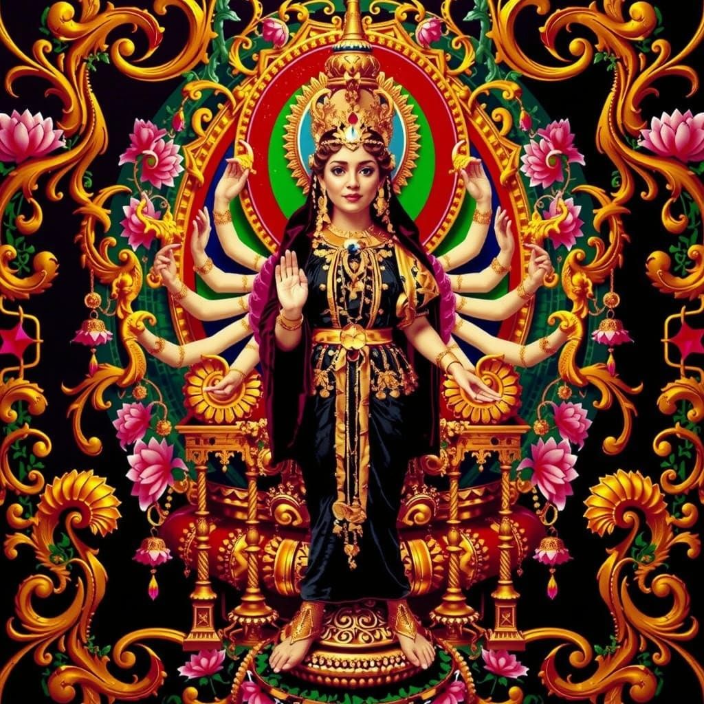 Abstract Swirling Gelato Colors in Bold Geometric Patterns