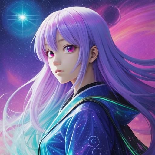 Anime Key Visual in Japanese Manga Style