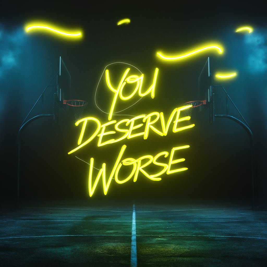 you deserve worse