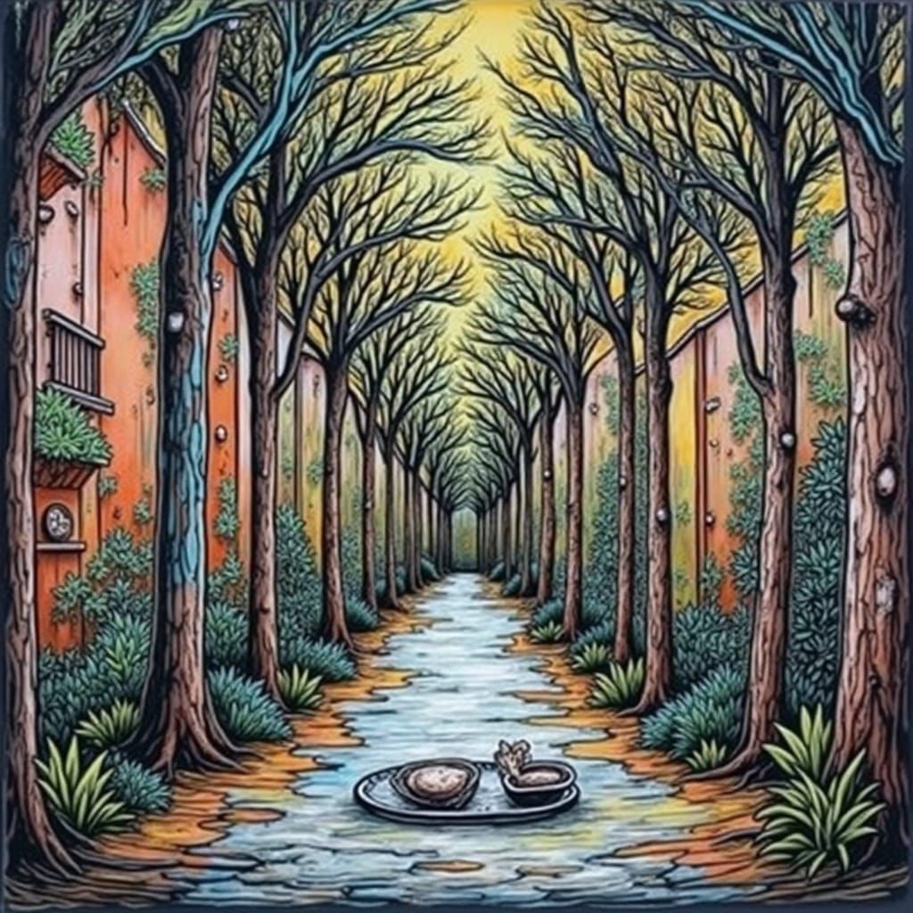 Etched Sketch of a Sketched Sketch